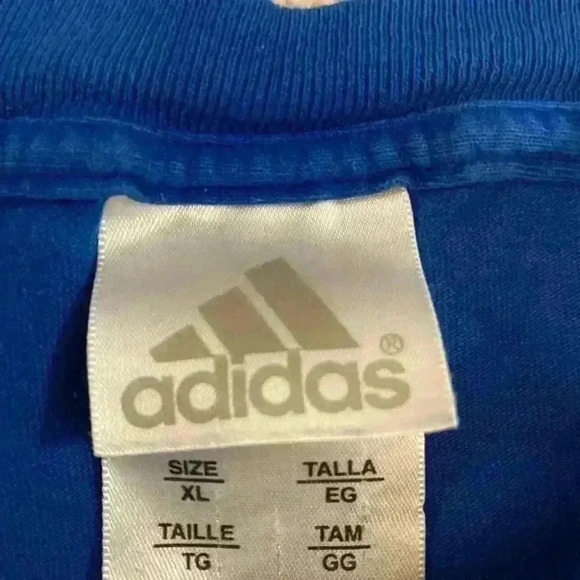 Kansas Jayhawks Adidas 6th Man 2006 KU vs UK shirt size XL color Blue Flaws - Picture 3 of 5